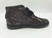 Yellow cab mild w sneakers imitatieleer brown gold dames  - Maat 37
