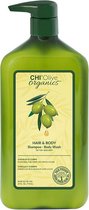 CHI Olive Organics - Hair & Body Shampoo - Body Wash 710ml. - Normale shampoo vrouwen - Voor Alle haartypes - 710 ml - Normale shampoo vrouwen - Voor Alle haartypes