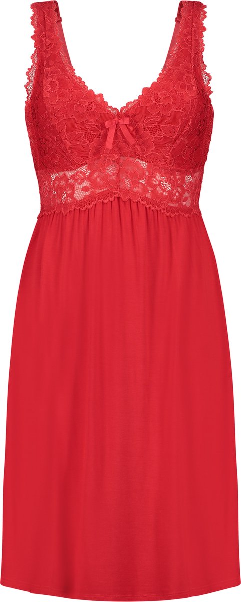 Hunkemöller Hunkemoller Nora Lace Vrouwen Neglige - Tango red – Rood