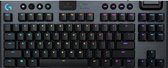 Logitech G G915 TKL Tenkeyless LIGHTSPEED Wireless RGB Mechanical Gaming Keyboard - GL Clicky clavier USB QWERTY Anglais Charbon