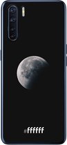 6F hoesje - geschikt voor OPPO A91 -  Transparant TPU Case - Moon Night #ffffff