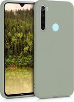 kwmobile telefoonhoesje geschikt voor Xiaomi Redmi Note 8 (2019 / 2021) - Hoesje voor smartphone - Back cover in grijsgroen