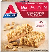 Atkins | Protein Bar | Peanut Butter Granola Bar | 5 x 48g