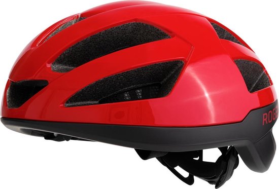 Rogelli Puncta Fietshelm - Sporthelm - Helm Volwassenen - Rood/Zwart - Maat L/XL - 58-62 cm