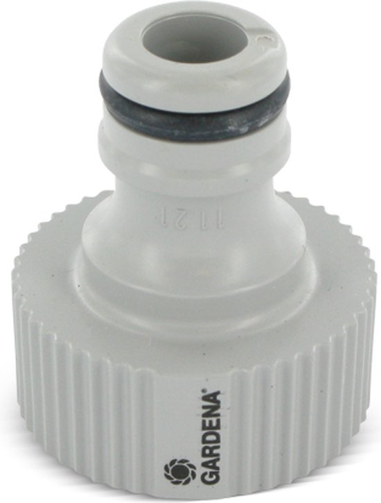 Kraanstuk 26,5 mm G 3/4″ met 21 mm slangaansluiting, vaste verbinding kraan-slang, Gardena