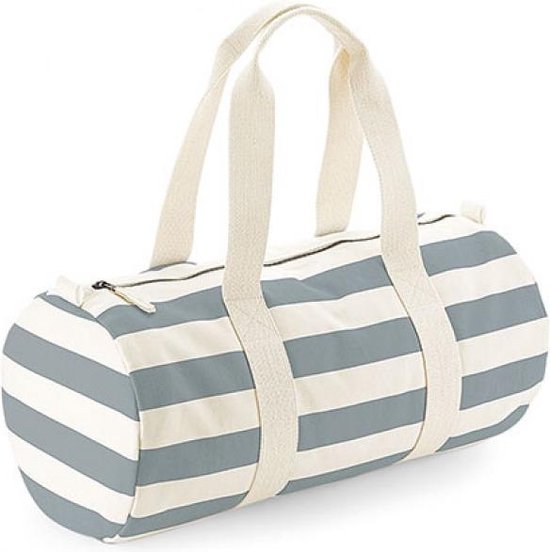 Nautical Barrel Bag (Grijs)