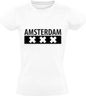 Amsterdam Dames t-shirt | ajax | Wit