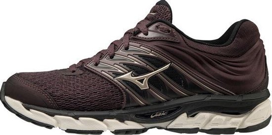 Mizuno Wave Paradox 5 Dames - Sportschoenen - bordeaux - maat 41 | bol