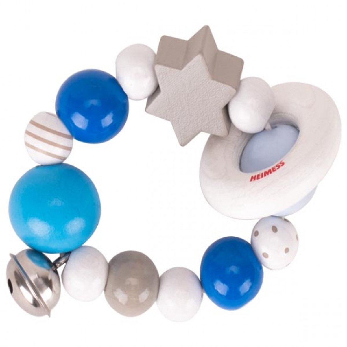 Heimess Touch ring elastic blue, grey, white