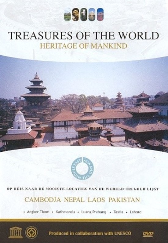 Cover van de film 'Werelderfgoedlijst Unesco’s Azië - Cambodja, Nepal, Laos & Pakistan'