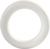 styropor-model Ring 17 x 3 cm wit per stuk