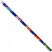 potlood Monster junior 18,5 cm hout blauw