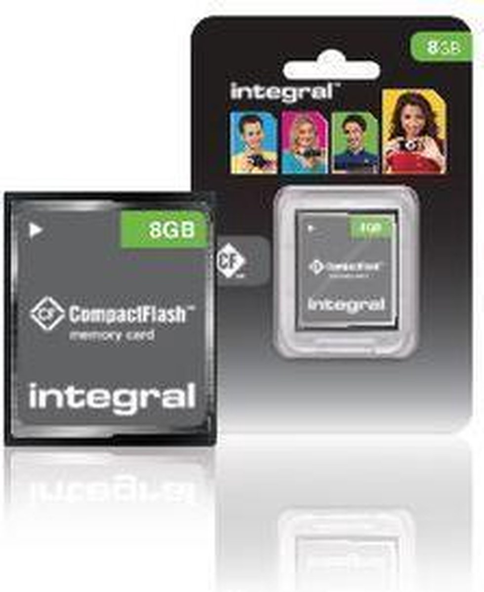 bijnaam Naar behoren Onderstrepen Integral INCF8GV2 Cf (compact Flash) Geheugenkaart 8 Gb | bol.com