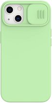 Nillkin CamShield Apple iPhone 13 Hoesje Siliconen Camera Slider Groen