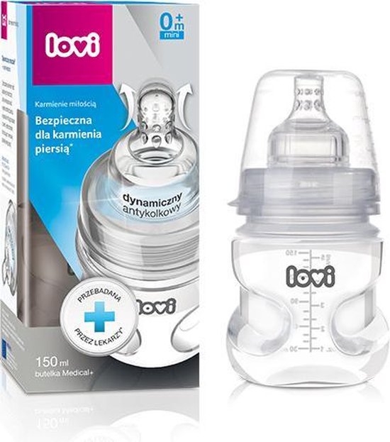 Babyflesje - LOVI Super Vent Medical 0+m, 150 ml