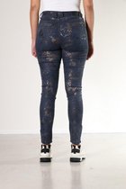 New Star Maine navy foil print broek L31 - 32