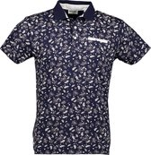 DEELUXE Poloshirt met korte mouwen en patroon BENTO Navy