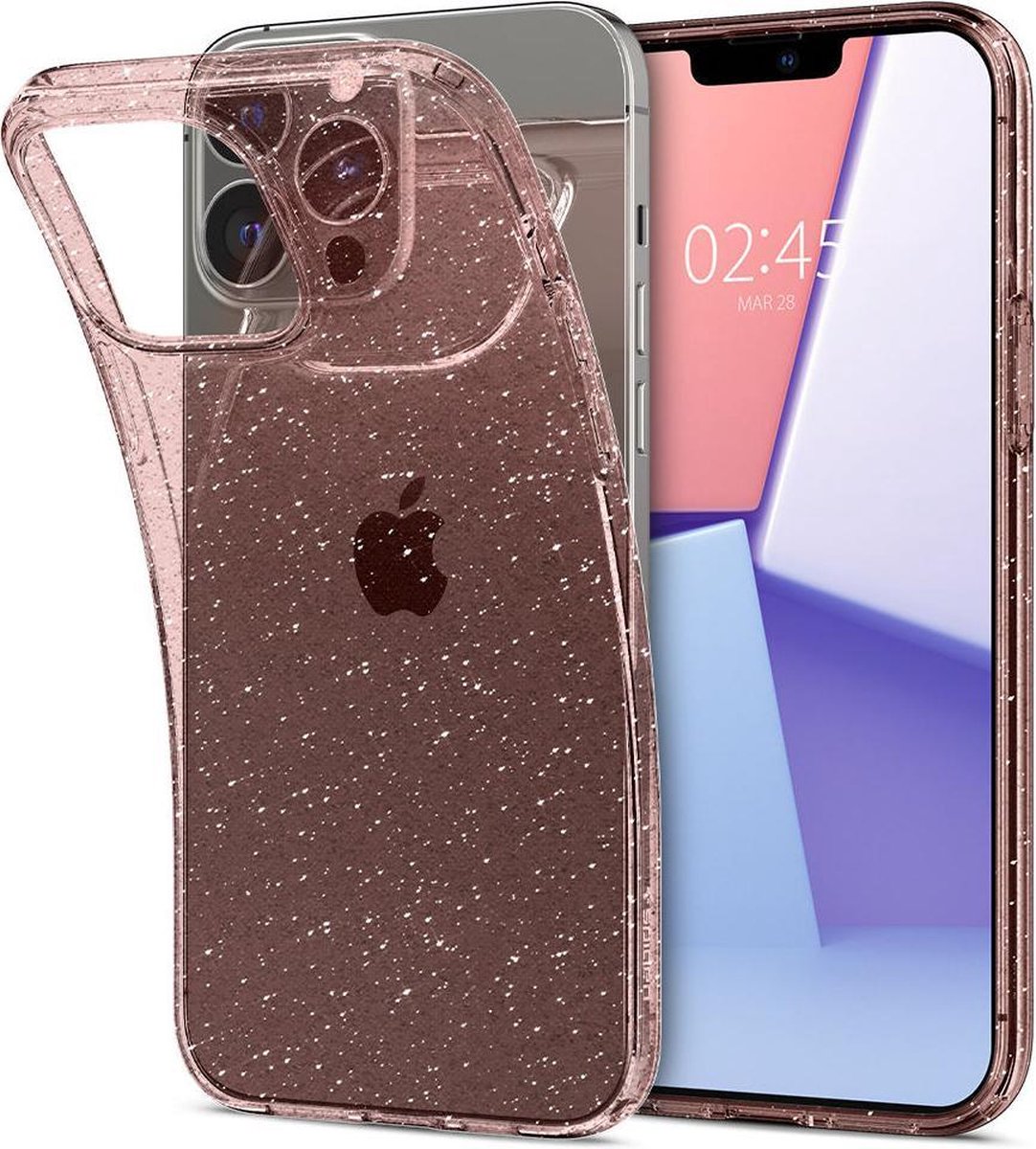 Spigen Liquid Crystal Apple iPhone 13 Pro Max Hoesje Roze