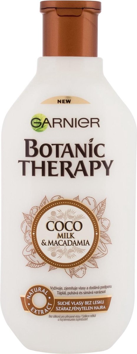 GARNIER - Botanic Therapy (Coco Milk & Macadamia Shampoo) Nutritive and Soothing Shampoo for Dry and Coarse Hair - 400ml