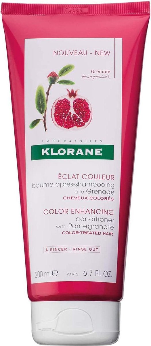 Klorane Conditioning balm with Pomegranate Vrouwen Professionele haarconditioner 200 ml