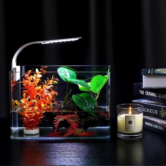 Aquariumverlichting - Groeilamp aquarium - LED verlichting aquarium - Aan/Uit knop aan stekker - 1 meter snoer - Aquarium verlichting LED  - Superfish alternatief - Merkloos