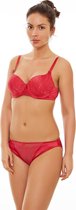 Daisy Voorgevormde Satijn & kant BH - Maat 75B - Rood