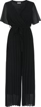 Cassis - Female - Jumpsuit in plissévoile  - Zwart