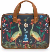 Pip Studio - Laptoptas - Donkerblauw - Flirting Birds