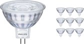 Voordeelpak 10x Philips CorePro LEDspot LV GU5.3 MR16 5W 840 36D | Koel Wit - Vervangt 35W