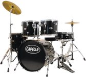 CAPELLE JIM 18 '' 5-vat drum met zwarte afwerking accessoires
