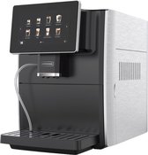 Hipresso DP2002 - volautomatische espressomachine - zwart/rvs - koffiezetapparaat - koffiemachine met bonen