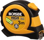 Ironside Rolbandmaat rubber ABS 3 meter x 16mm
