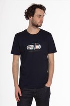 Brooklyn Donkerblauwe 'Piston Club-BMW M3' T-shirt | Auto | Oldtimer | Rally | Grappig | Cadeau - Maat S