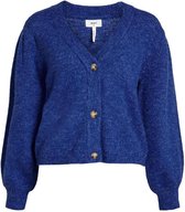 Object Vest Objeve Nonsia L/s Short Cardigan No 23036283 Mazarine Blue Dames Maat - XL