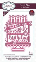Creative Expressions Stans - Verjaardag taart - 10,3cm x 13,6cm - Set van 2