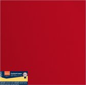 Florence Karton - Poppy - 305x305mm - Ruwe textuur - 216g