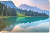 Muismat - Mousepad - Kalme lucht boven een meer in Canada - 27x18 cm