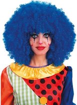 Carnival Toys Pruik Afrokrullen Polyester Blauw One-size