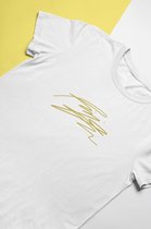 BTS Rapmon Signature T-Shirt for fans | Army Dynamite | Love Sign | Unisex Maat M Wit