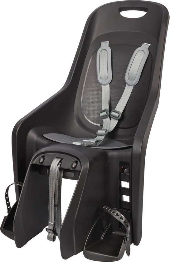 Polisport Bubbly Maxi CFS Plus Kinderzitje - 2020 Editie - Zwart/Donkergrijs