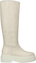 Sacha - Dames - Beige hoge chelsea boots - Maat 41