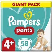 Pampers Baby Dry Pants Maat 4+ - 58 Luierbroekjes