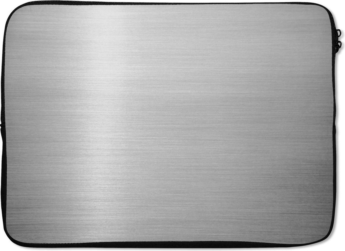 Laptophoes 13 inch - Metalen achtergrond - Laptop sleeve - Binnenmaat 32x22,5 cm