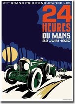 24 Hours Of Le Mans Print Poster Wall Art Kunst Canvas Printing Op Papier Living Decoratie 50x70cm Multi-color