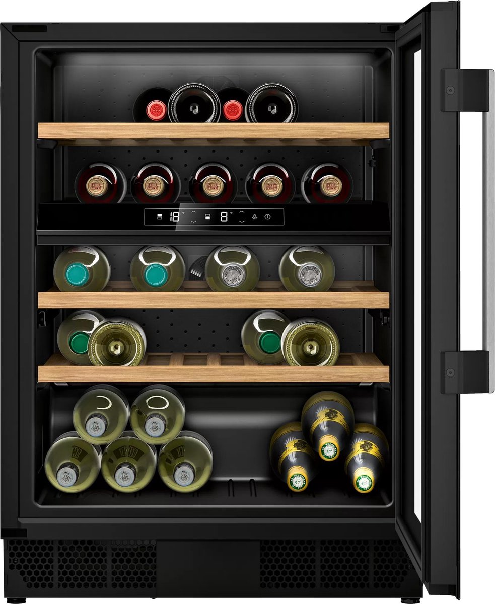 Neff KU9213HG0 wijnkoeler Compressorwijnkoeler Ingebouwd Zwart 44 fles(sen)