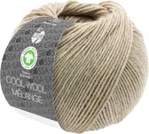 Lana Grossa Cool Wool Mélange Gots 50 gram nr 129 Zand