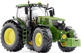 miniatuurtractor John Deere 6250R zink 1:32 groen