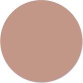 Label2X - Schilderij - Effen Pale Pink Ø - Multicolor - 100 X 100 Cm