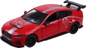 auto Jaguar XE SV 12 cm rood