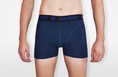 Gaubert  Heren boxershort Bamboe Night Blue  - L  - Blauw